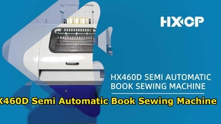 ماكينة خياطة الكتب نصف الأوتوماتيكية HX460D