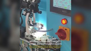 HX20EPL سير عمل آلة تطبيق حلقة القلم المرنة شبه الأوتوماتيكية