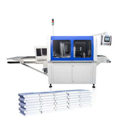 HX681 كتب مغلفة بشقوق متداخلة كومة متعددة النماذج تغذية التراص و Palletizing آلة الدقة التراص لإنتاجات غلاف صلب الدرجة الأولى