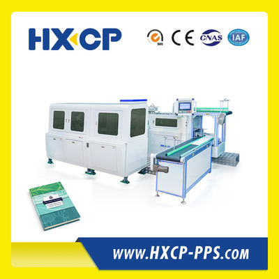 HX360 الكتب المحمولة غلاف ناعم غلاف صلب أغلفة PLC المكونات الأساسية في آلة تشكيل المفاصل حالة جديدة طابق مسطح معدات ما بعد الصحافة لإنتاج كتاب