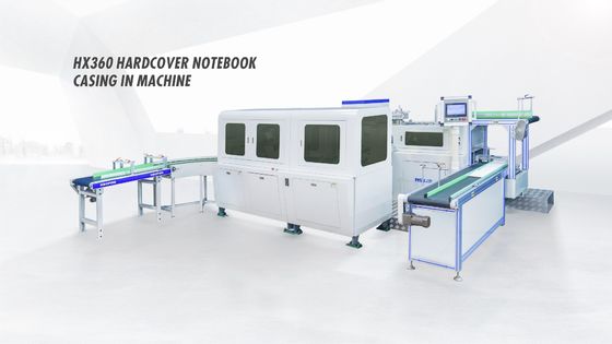 HX360 دقة محفظة في آلة غلاف صلب معدات ما بعد الصحافة الكتاب ربط الدقة عالية الجودة