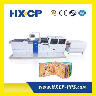 HX450 تصنيع غطاء في آلة الأطفال الكرتون غلاف الكتب البيع المباشر الورقية