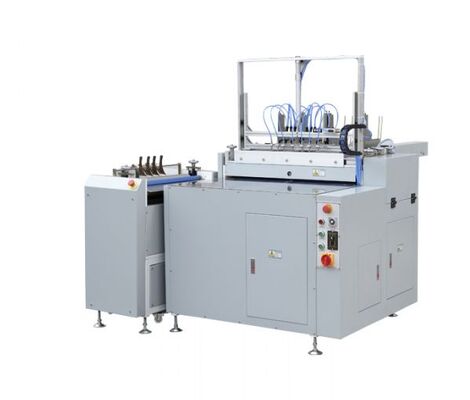 آلة صناعة الحالات شبه التلقائية للكتب المحمولة الكتب الصورية المجلدات الشهادات الكتب الصلبة مع تغليف مزدوج الجانبين في وقت واحد مشغل بصمة صغيرة مثالية للصحافة البريدية الرقمية